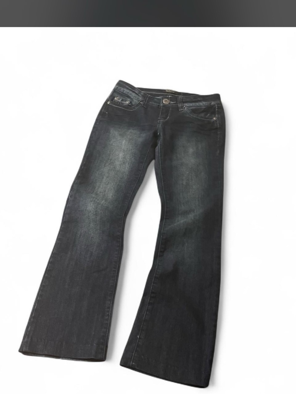 Y2K Vintage Tokyo low rise bootcut jeans faded dark wash Denim Jeans